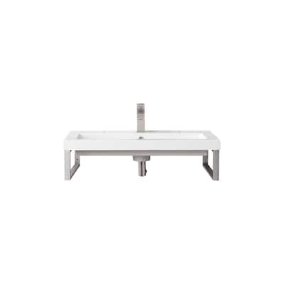 James Martin Vanities 055BK1631.5WG2 Boston 31-1/2" Rectangular