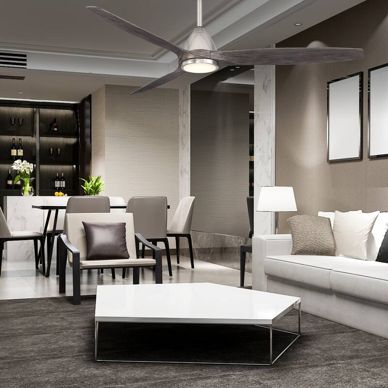 Skylark Indoor/Outoor 3-Blade Smart Fan 3000K LED Kit and Remote