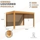 preview thumbnail 166 of 188, EROMMY Outdoor Louvered Pergola Gazebo with Adjustable Aluminum Rainproof Roof