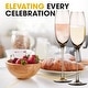 preview thumbnail 7 of 5, Berkware Luxurious and Elegant Sparkling Colored Glassware - Champagne Flutes