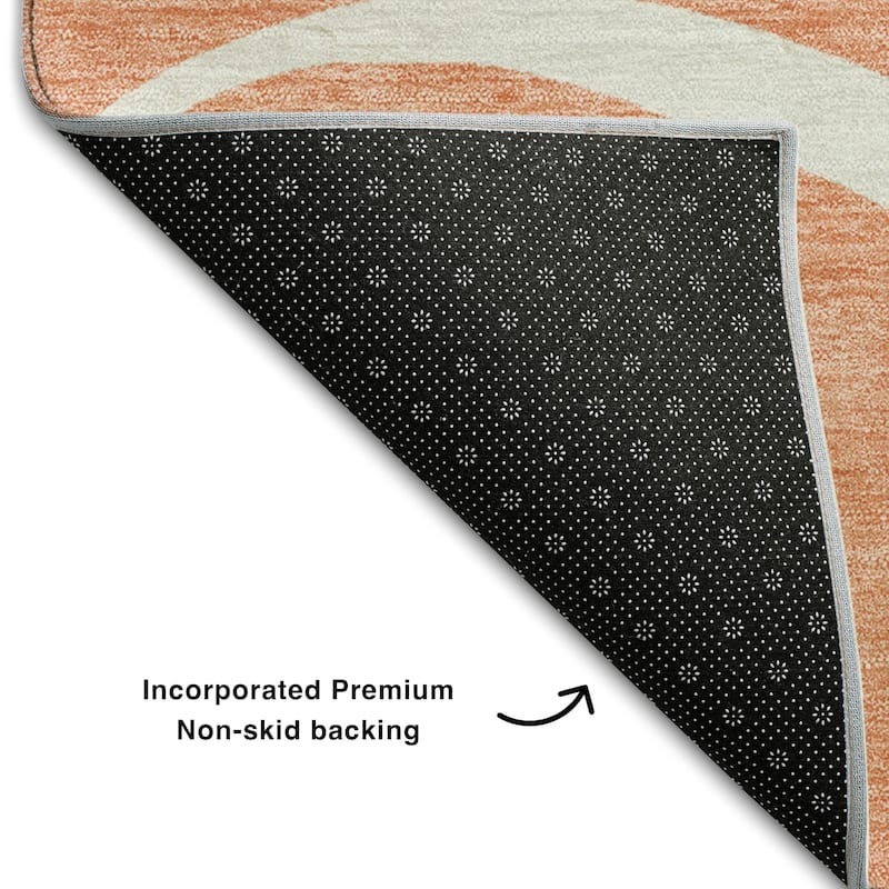 Premium Washable Super Soft Abstract Dash Mayfield Rug