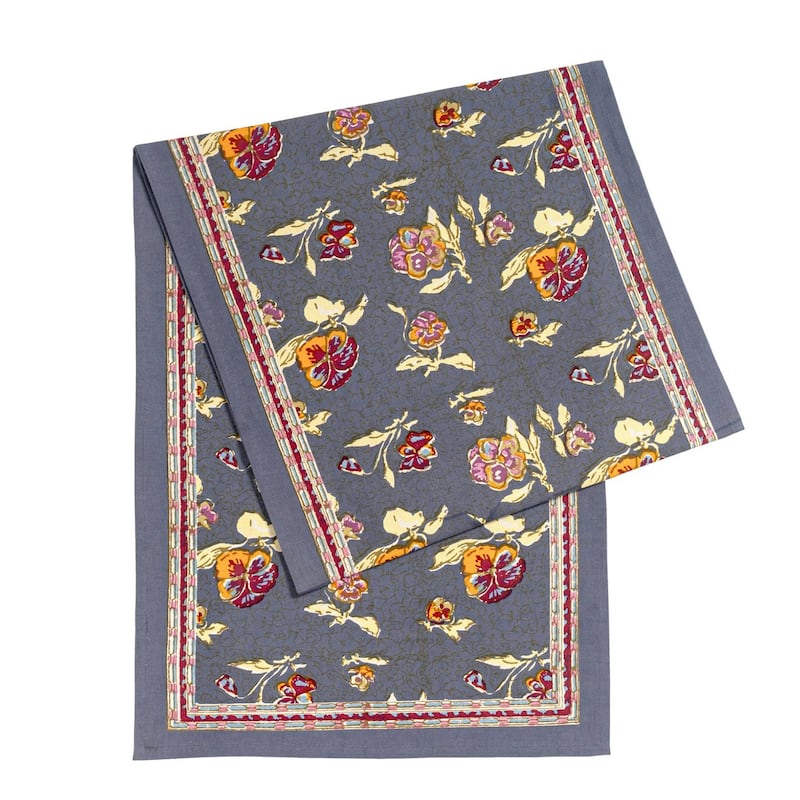 Couleur Nature Pansy Table Runner