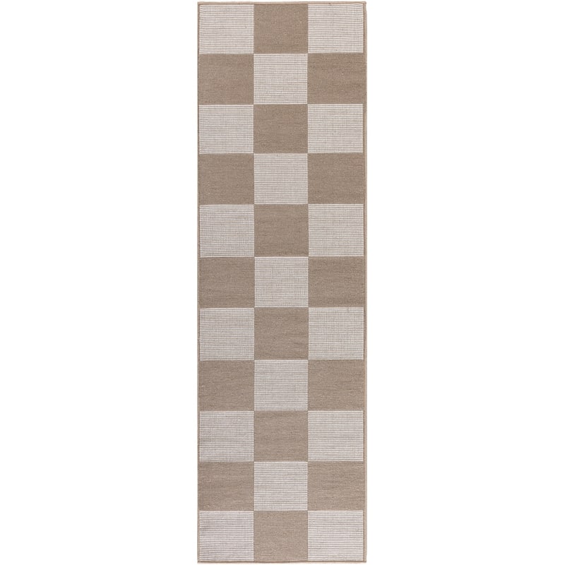 Nourison Washable Modern Jute Indoor Geometric Area Rug - 2' 3" x 7' 6" - Ivory/Natural - Runner