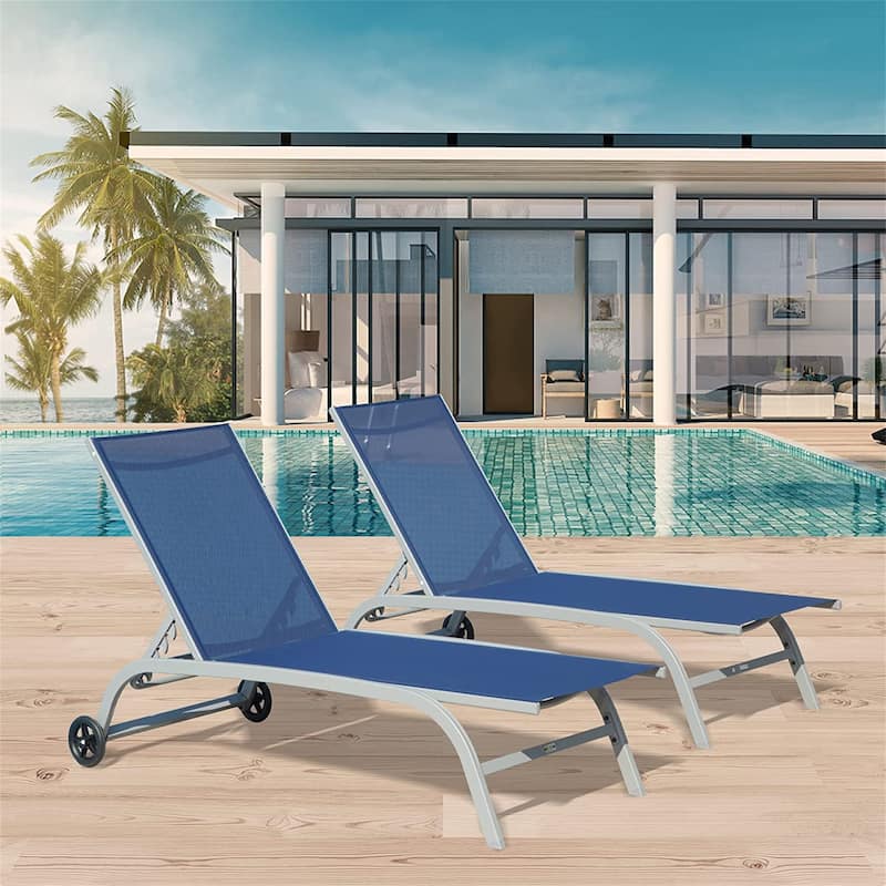 Chaise Lounge Outdoor Set of 2