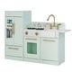 preview thumbnail 1 of 8, Teamson Kids - Little Chef Charlotte Modern Play Kitchen - Mint / Gold - 41.61" L x 11.81" W x 31.89" H