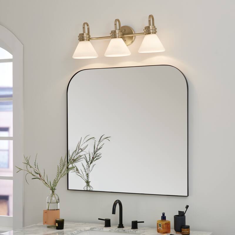 Kichler Lighting Farum 26 in. 3-Light Champagne Bronze Vanity Light