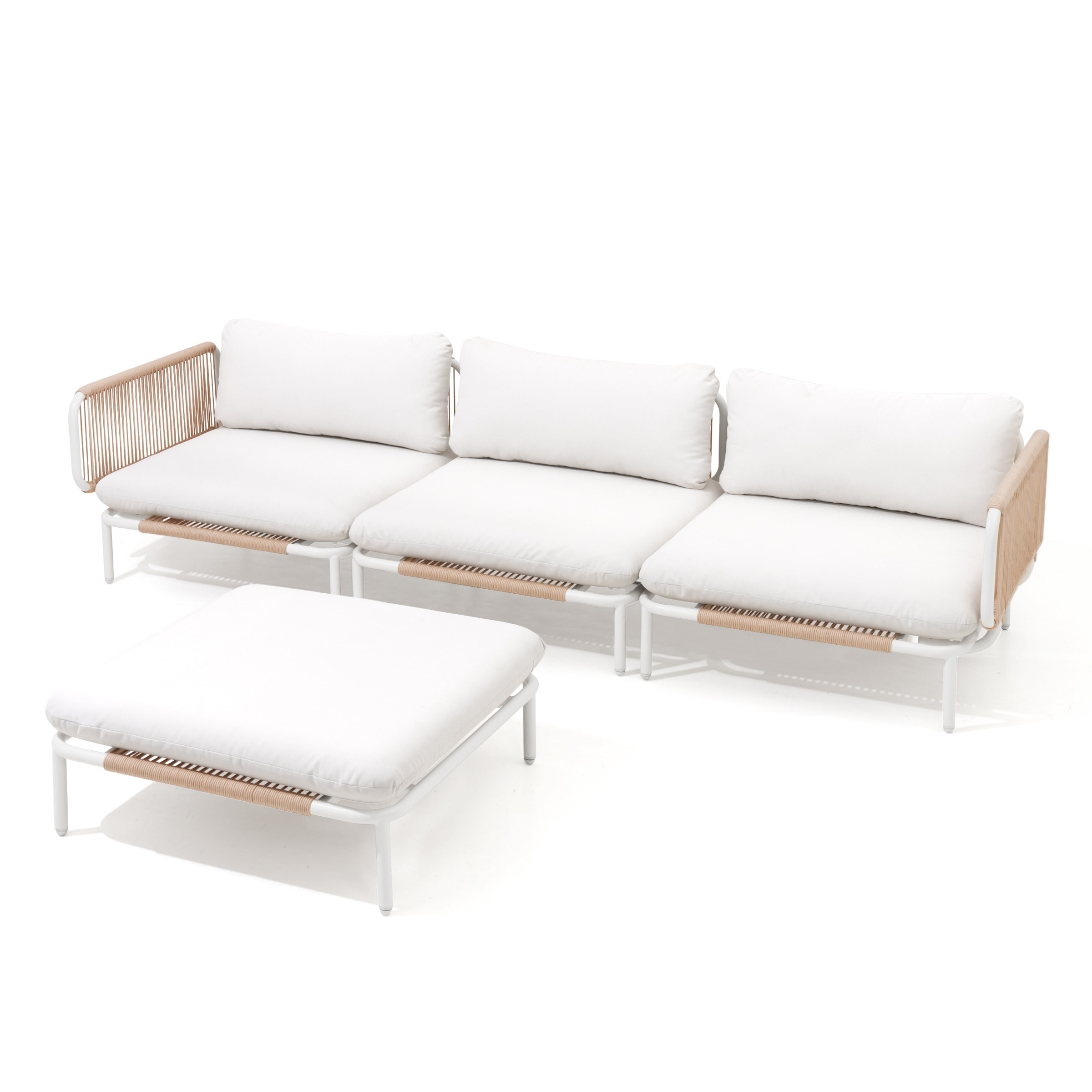 Pellebant Outdoor Sectional Sofa Patio Conversation Seating Set