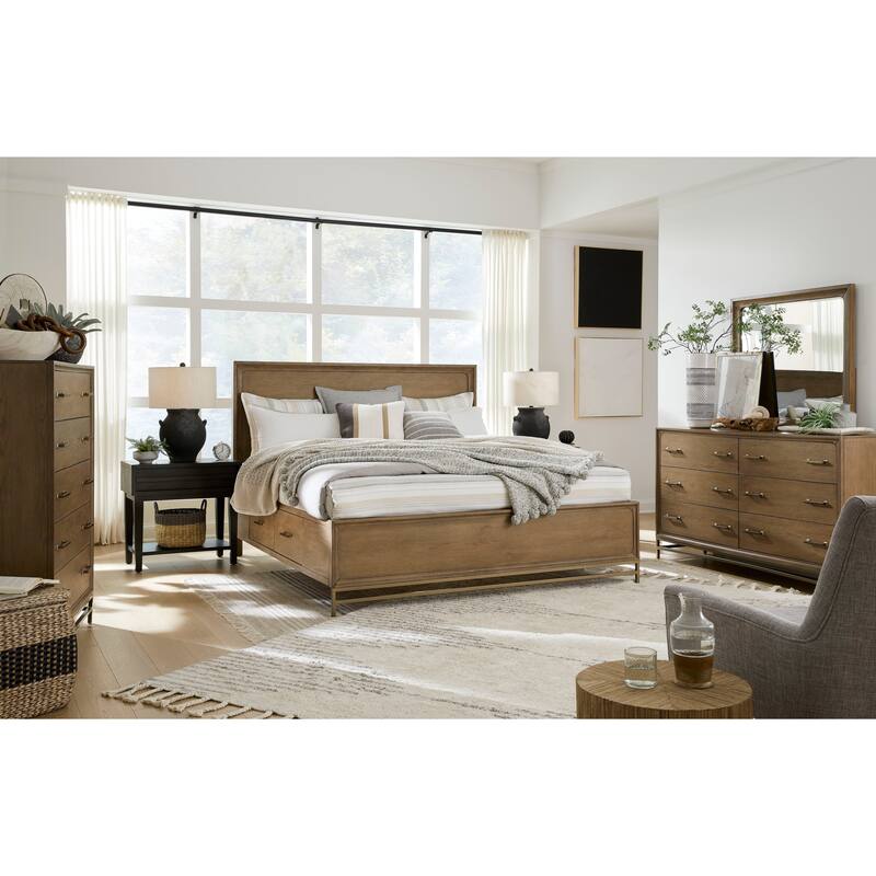 Magnussen Home Lindon Belgian Wheat and Coffee Bean Drawer Chest