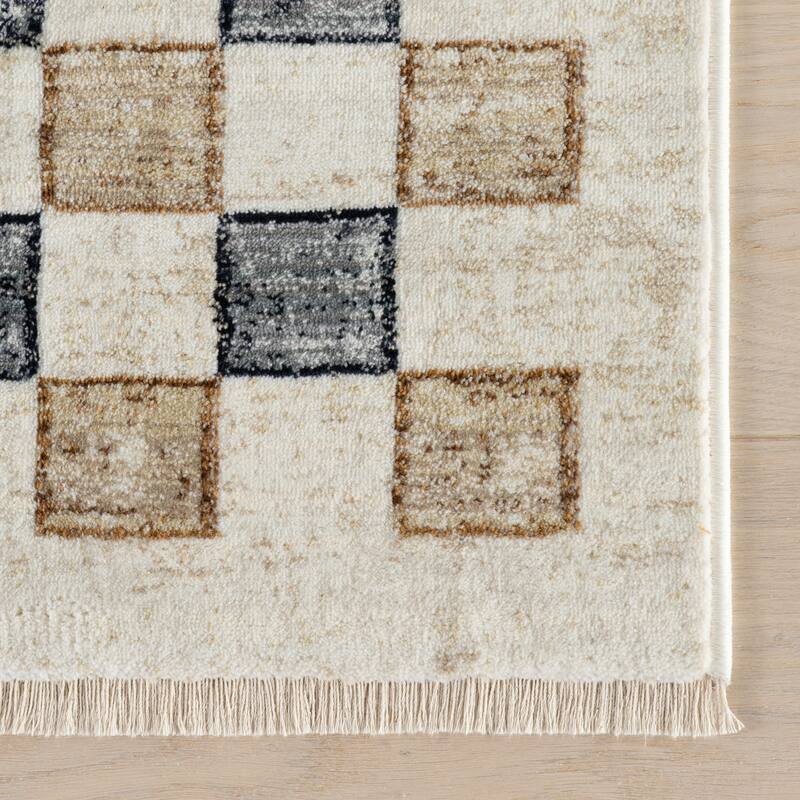 Nuloom Virelle Modern Checkered Area Rug