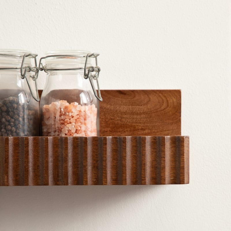 Kate and Laurel Furrow Ledge Shelf Set.
