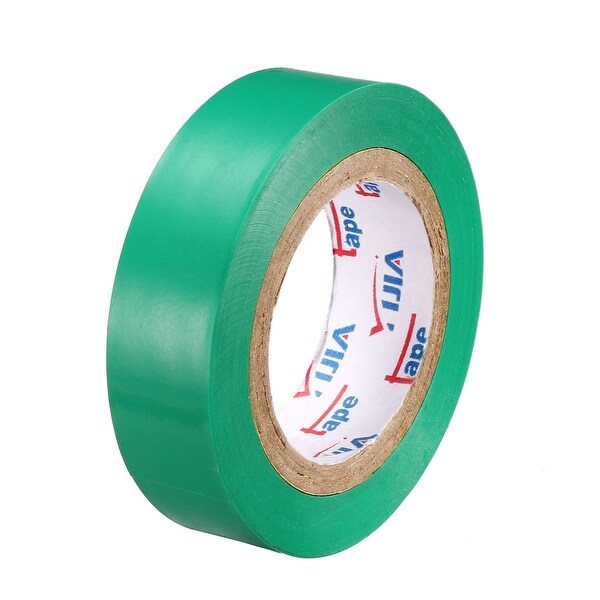 PVC Electrical Insulating Tape Single Sided 21/32" Width 49ft 20mil Green - 20 mil Thick, Green