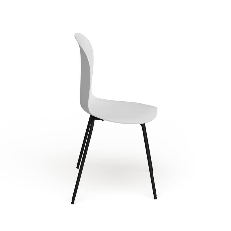 5 Pack 770 lb. Capacity Designer Plastic Stack Chair