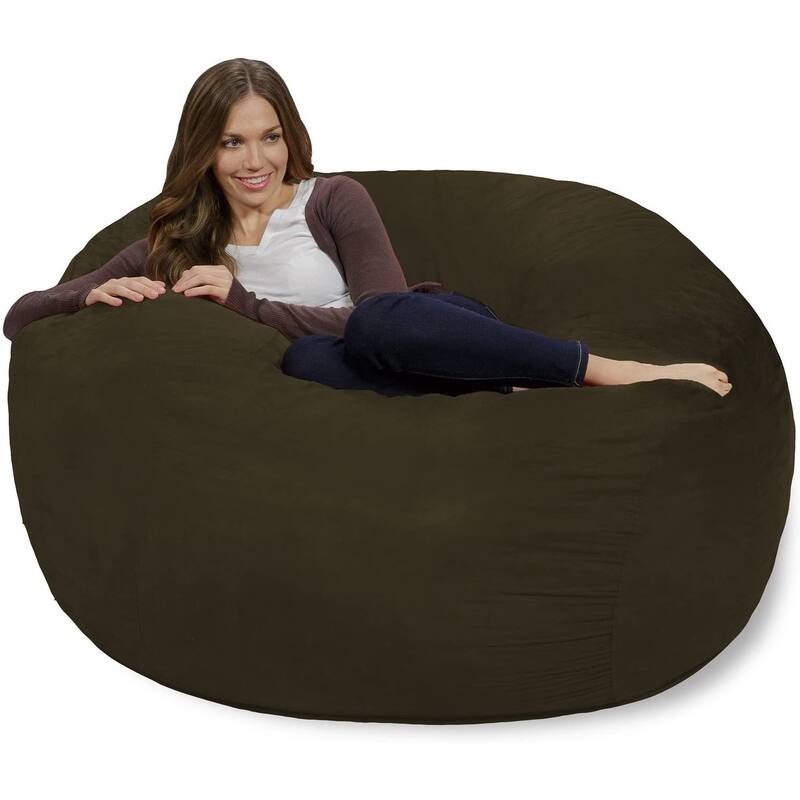 Bean Bag Chair 4-foot Memory Foam Removable Cover Bean Bags