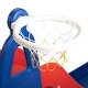 preview thumbnail 13 of 15, 5 in 1 Slide and Swing Playing Set with 2 Basketball Hoops, Football