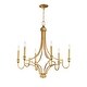 preview thumbnail 5 of 3, Maxim 12786 Normandy 6 Light 29" Wide Taper Candle Style Chandelier