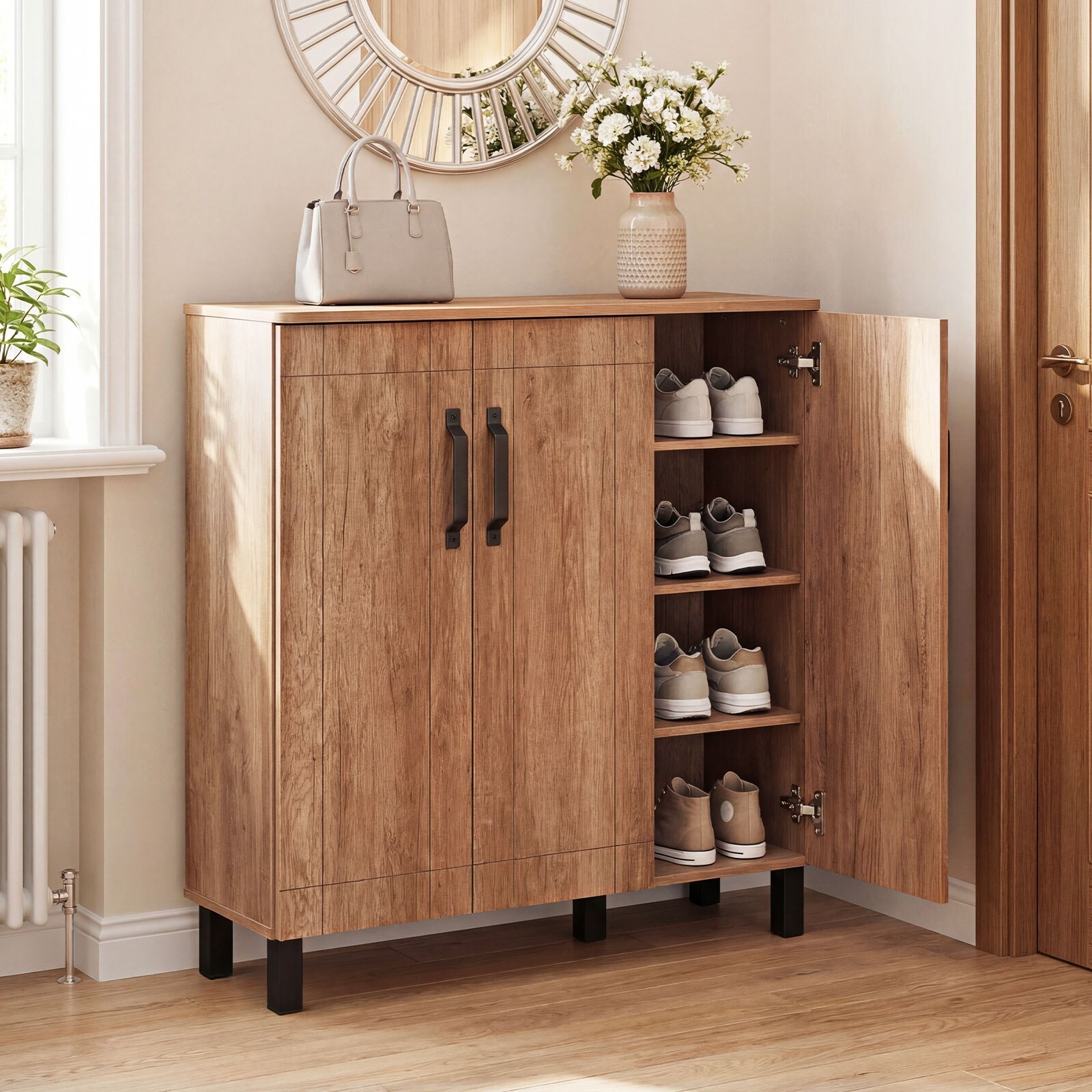 Gymax-5-Tier-Shoe-Storage-