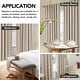 preview thumbnail 15 of 37, Living Room Curtains Back Tab Rod Pocket Faux Linen Blackout 2 Panels