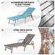 preview thumbnail 69 of 72, Outdoor Patio Lounger Aluminum Adjustable Chaise Lounge Chairs with Arms (Set of 2/4) - See Picture