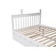 preview thumbnail 32 of 46, Twin-over-Full Bunk Bed with Twin size Trundle, Storage and Guard Rail for Bedroom, Dorm, for Adults