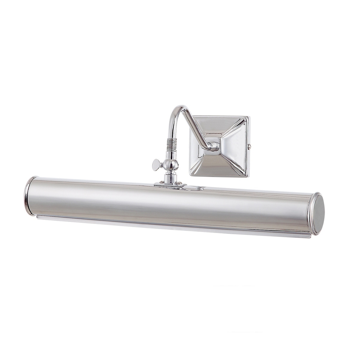 Leo 2 Light Large Picture Light in Polished Chrome - 5.5"h x 14"w x 8"d
