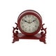 preview thumbnail 19 of 24, Black Metal Scroll Decorative Clock (Set of 2) - 7 x 3 x 7