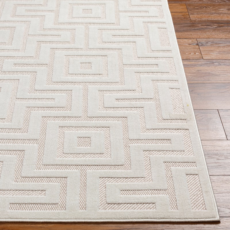 Livabliss San Diego Mid-Century Indoor/ Outdoor Area Rug