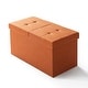 preview thumbnail 4 of 89, 30 Inch Smart Lift Top Button Tufted Fabric Storage Ottoman by Crown Comfort