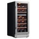 preview thumbnail 8 of 22, Ca'Lefort 15 inch 28 Bottle Built-in Dual Zone Wine Cooler Refrigerator