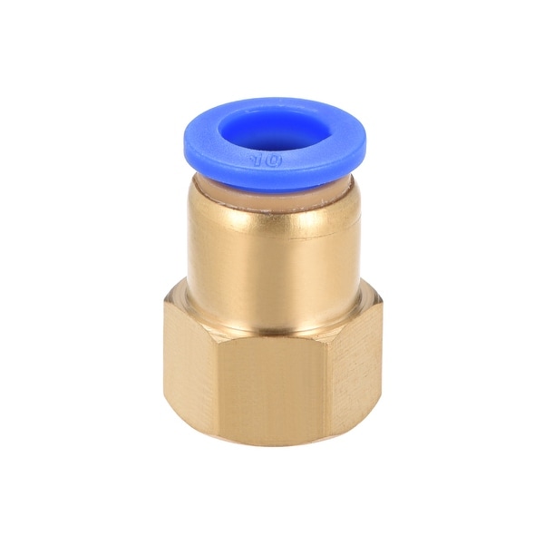 3/8" G Female Straight Thread 10mm Push In Joint Pneumatic Quick Fittings - 3/8" G x 10mm