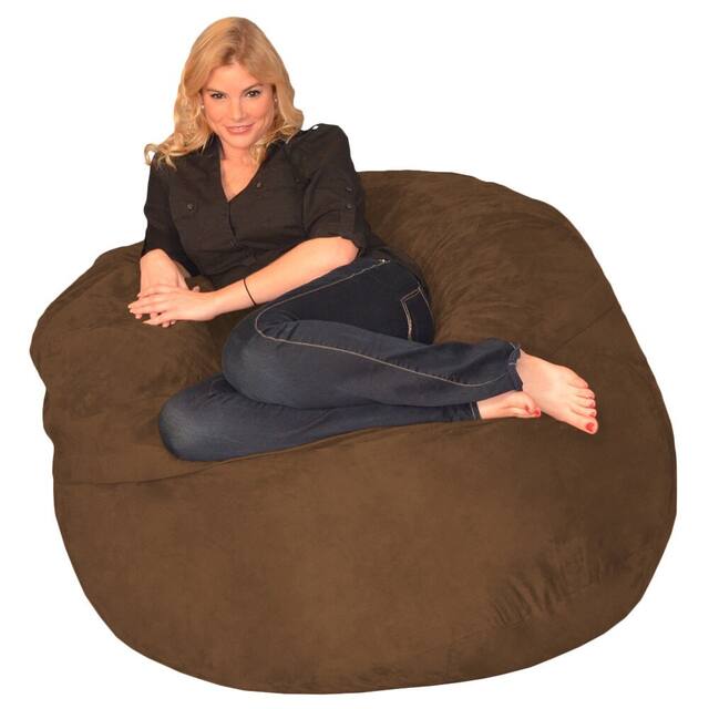 4-foot Bean Bag Chair Large Memory Foam Bean Bag
