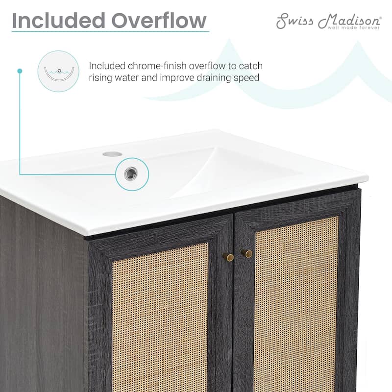 Classe Bathroom Vanity in Oak