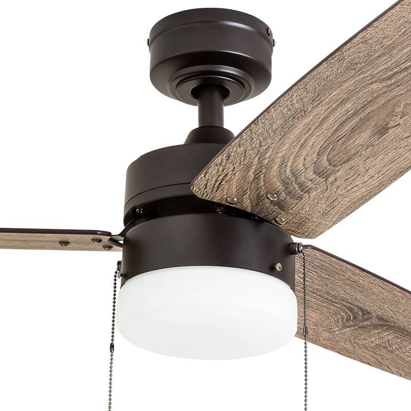 Copper Grove Glenfaba 42-inch Espresso Ceiling Fan with 3 Barnwood Blades