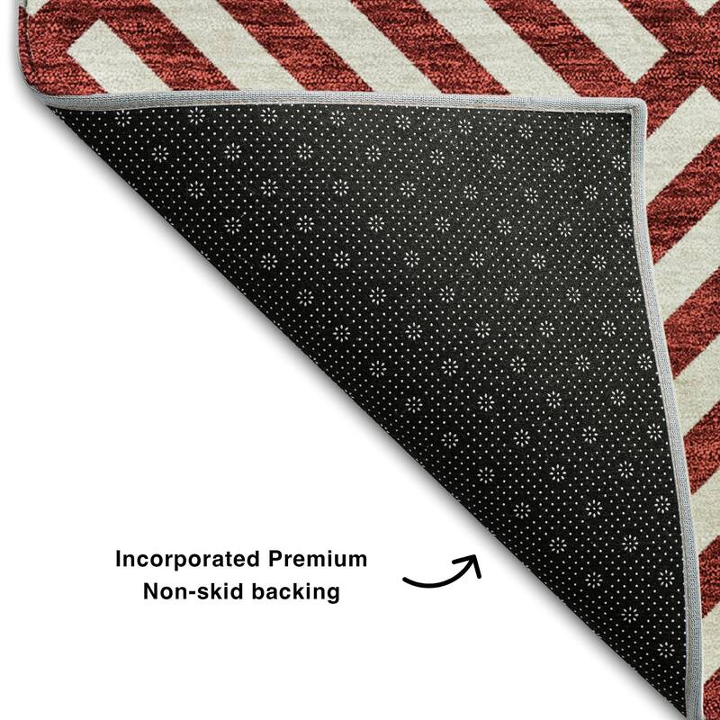 Premium Washable Super Soft Modern Geo Mayfield Rug