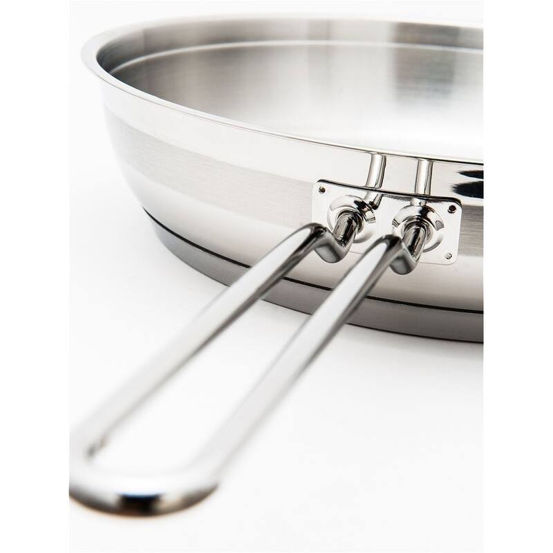 Sofram Soft 11" Stainless Steel Premium Frying Pan w/Lid