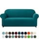 preview thumbnail 42 of 89, Subrtex Stretch 1-piece Spandex Sofa Slipcover Furniture Protector Teal