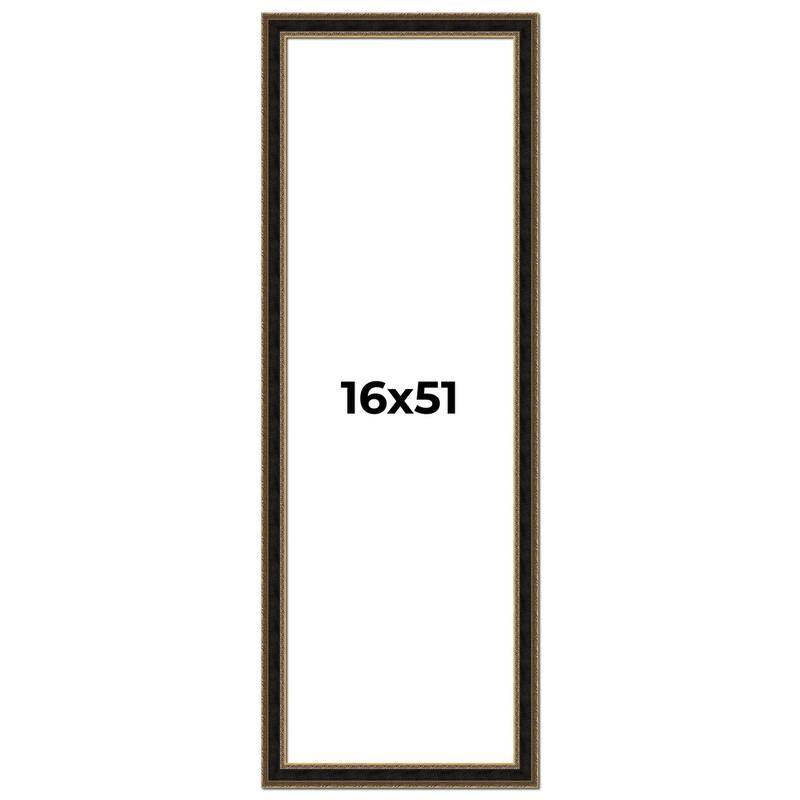 16x51 Frame Gold Antique Vintage Sold Wood Picture Frame | 1.75 Inch