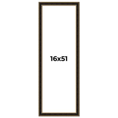 16x51 Frame Gold Antique Vintage Sold Wood Picture Frame | 1.75 Inch