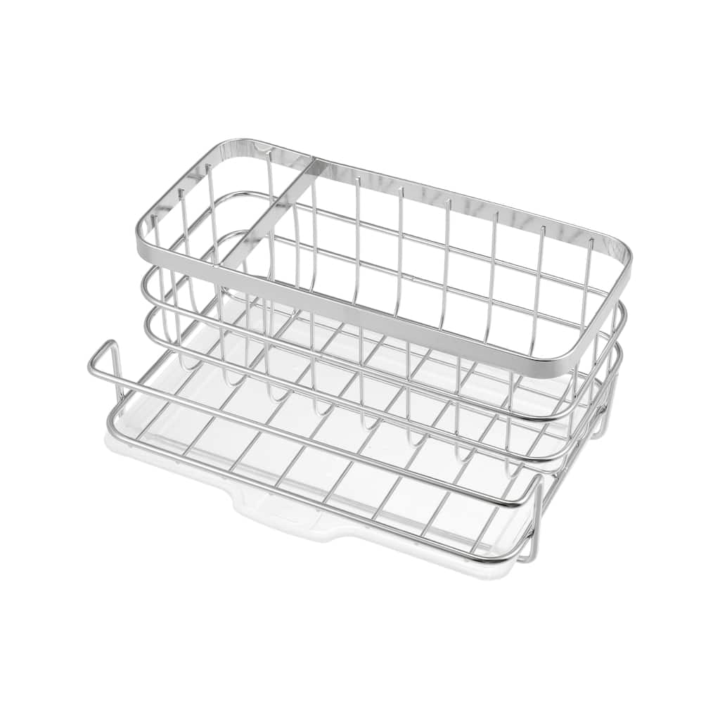 Stainless Steel Sink Caddy Organizer Sink Caddy 8.07"x5.90"x3.98"
