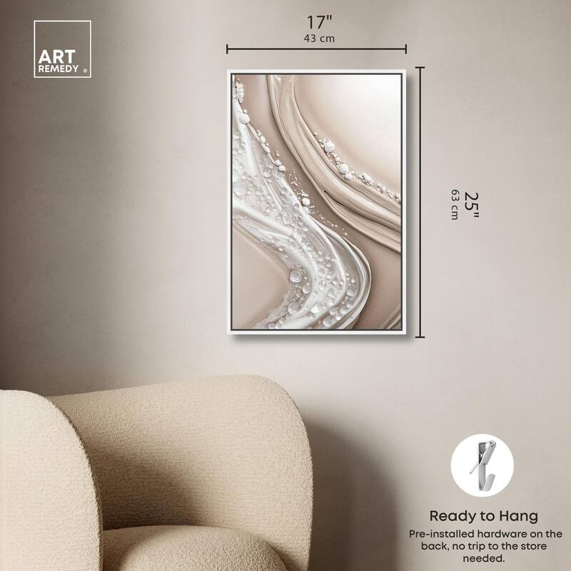 Viscous Veils I Canvas by Art Remedy