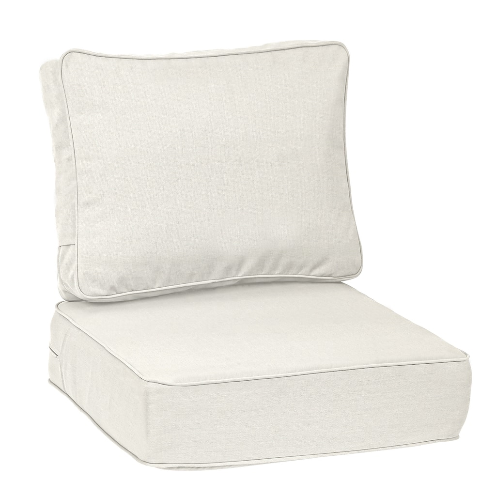 Aoodor 24x25x6 Inch Outdoor Patio Chair Cushions Set, Weather-Resistant Sunbrella Fabric Outdoor Cushion - 24"x25"