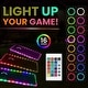 preview thumbnail 5 of 7, Light Em Up Outdoor Cornhole Board Set