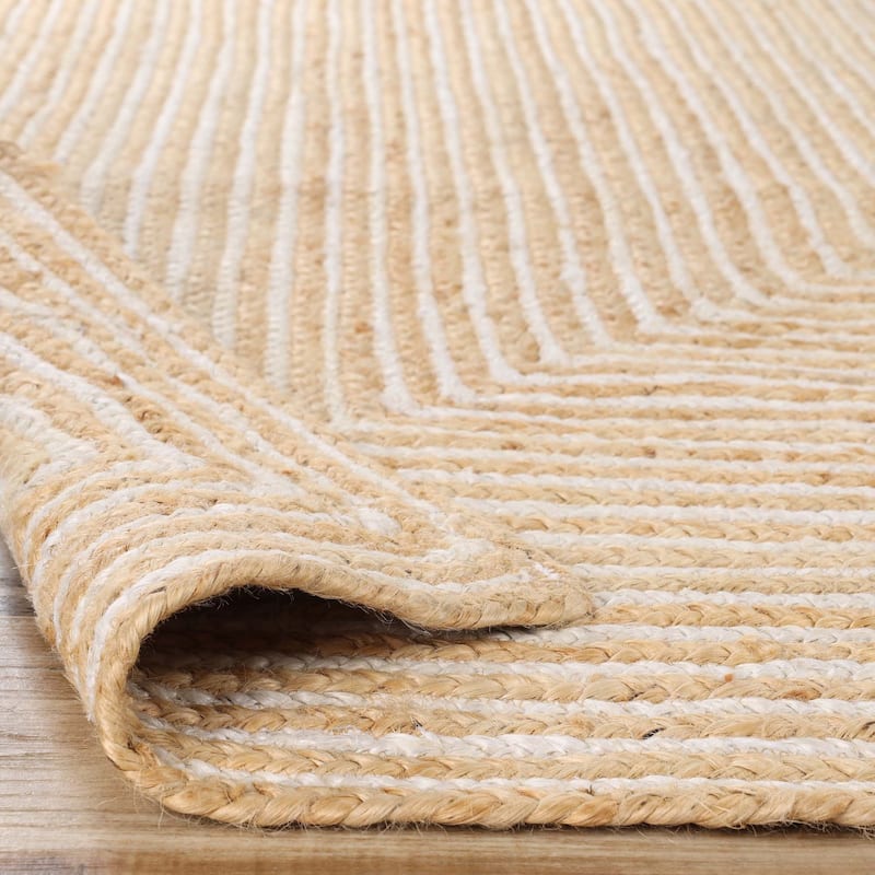 Superior Braided Jute Reversible Indoor Outdoor Area Rug