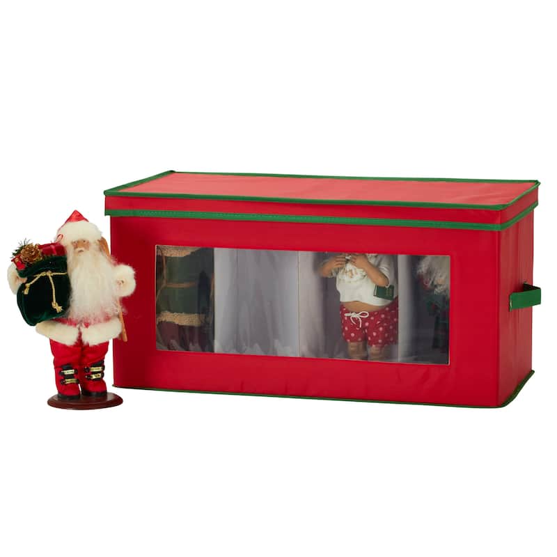 Household Essentials Holiday Figurine Storage Box