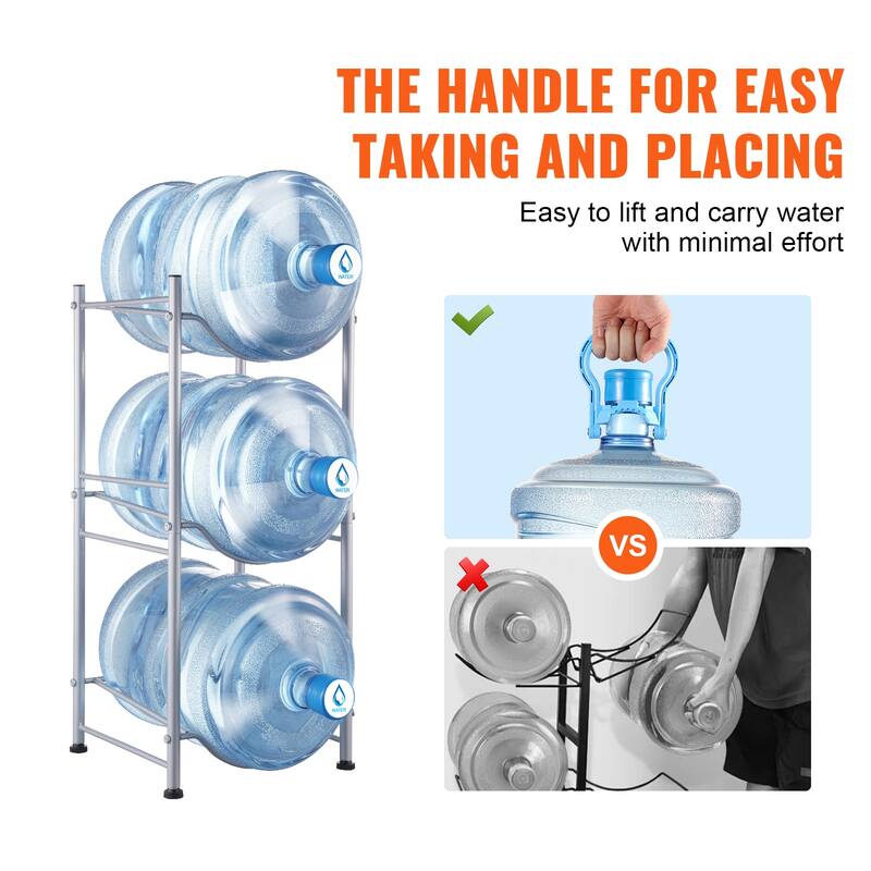Water Jug Holder Heavy Duty Water Jug Rack for Kitchen, Office, Living Room