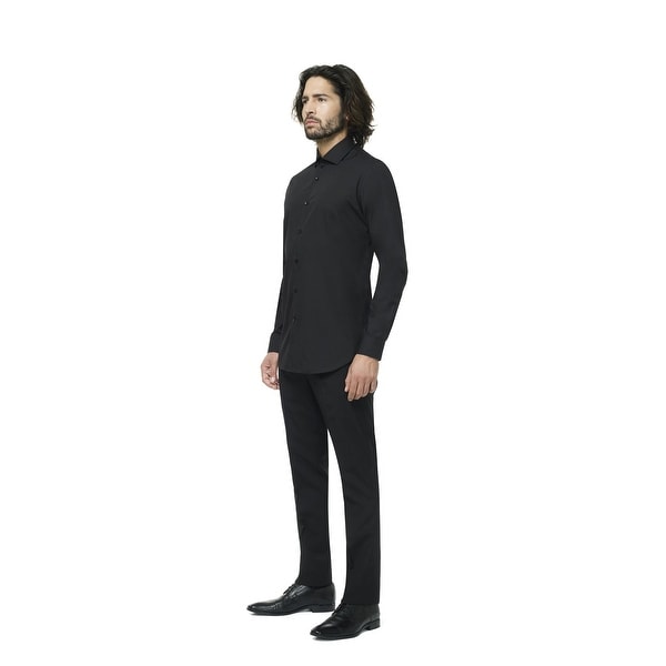 Black Knight Classic Men Adult Slim Fit Shirt - Medium