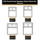 preview thumbnail 32 of 103, ﻿Superior 1200 Thread Count Egyptian Cotton Solid Bed Sheet Set