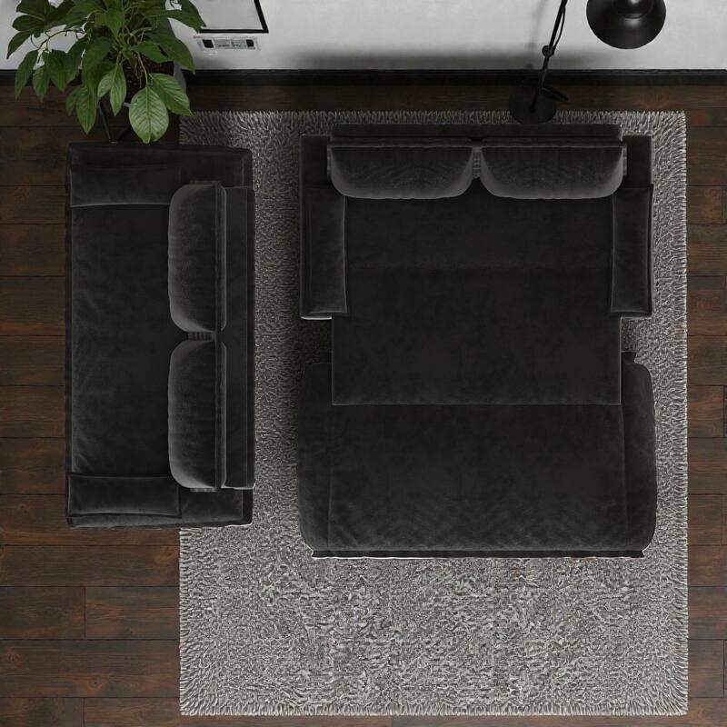 73.2" Pull Out Sofa Bed, 3-in-1 Convertible Queen Sleeper Sofa, Velvet Loveseat Couch for Living Room Bedroom