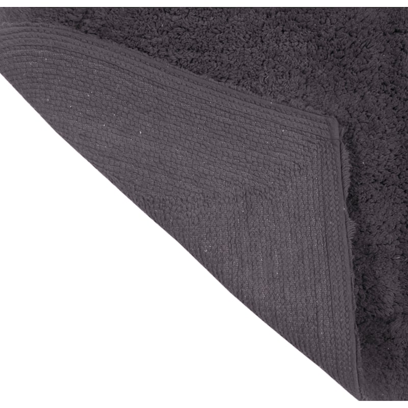 Waterford Collection 100% Cotton Non-Slip Bathroom Rug Set, Machine Washable Bath Rug, 5 Piece Bath Mat Set with Contour