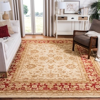 SAFAVIEH Anatolia Angeline Traditional Oriental Hand-spun Wool Rug