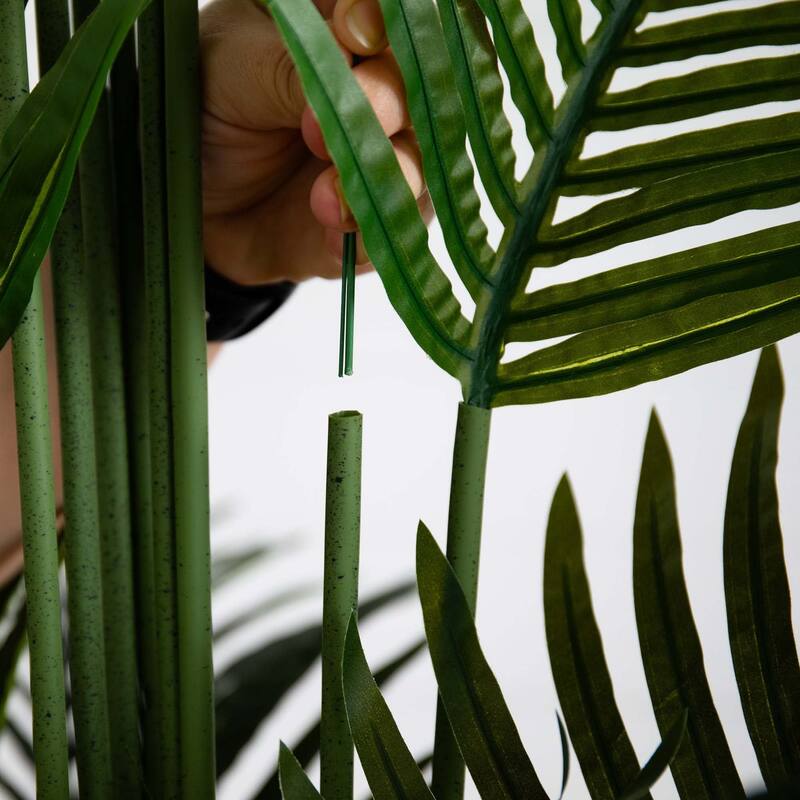 Artificial Paradise Palm Potted Tree - 9' - Green